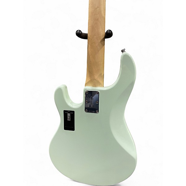 Used Sterling by Music Man Sub Series StingRay 5 Mint Green Electric Bass Guitar