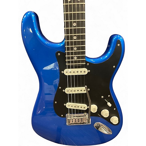 Used 2024 Fender American Ultra Stratocaster 2 Blue Solid Body Electric Guitar