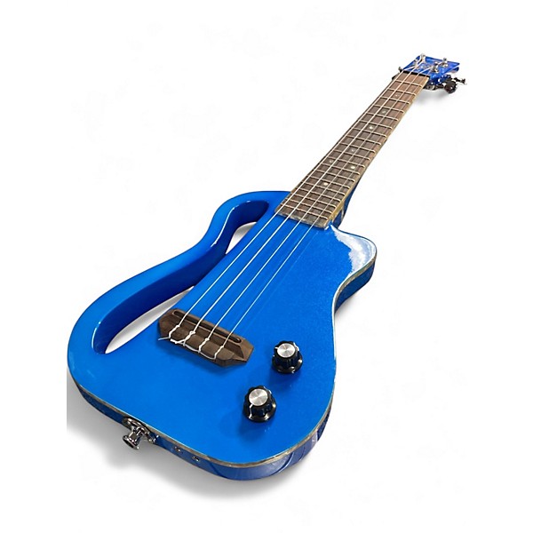 Used Eleuke mp3 Electric Blue Ukulele