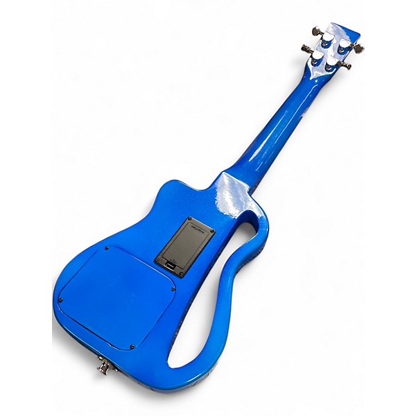 Used Eleuke mp3 Electric Blue Ukulele