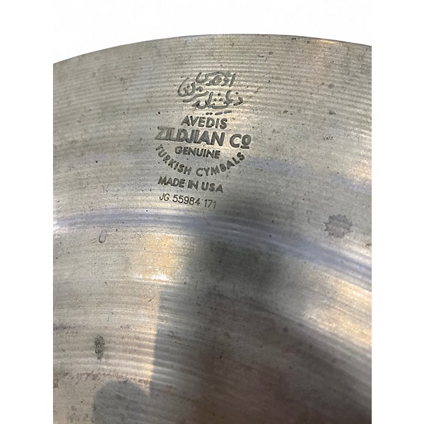 Used Zildjian 14in A Custom Hi Hat Bottom Cymbal