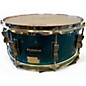Used Ludwig 5.5X14 Accent CS Snare Blue Drum thumbnail