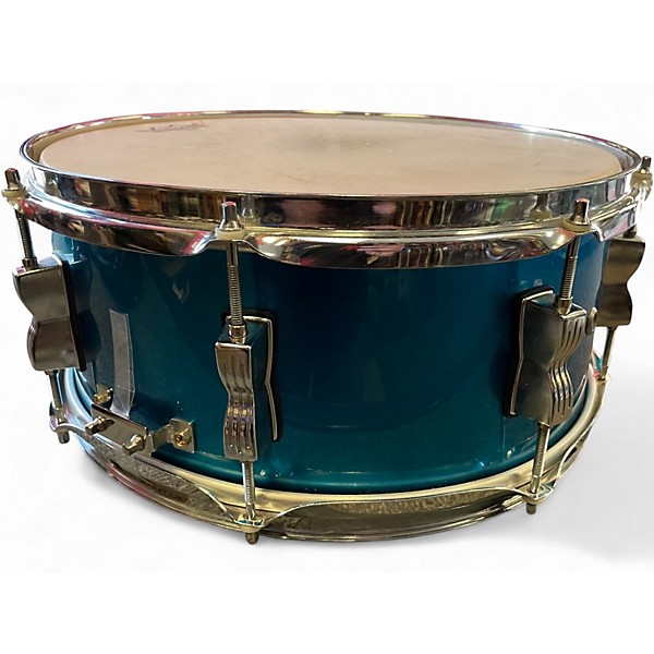 Used Ludwig 5.5X14 Accent CS Snare Blue Drum