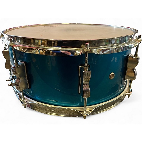 Used Ludwig 5.5X14 Accent CS Snare Blue Drum
