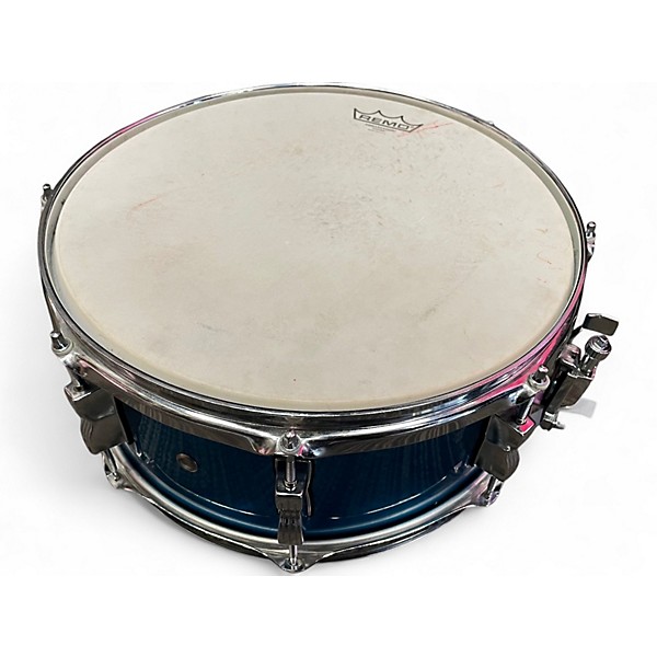 Used Ludwig 5.5X14 Accent CS Snare Blue Drum