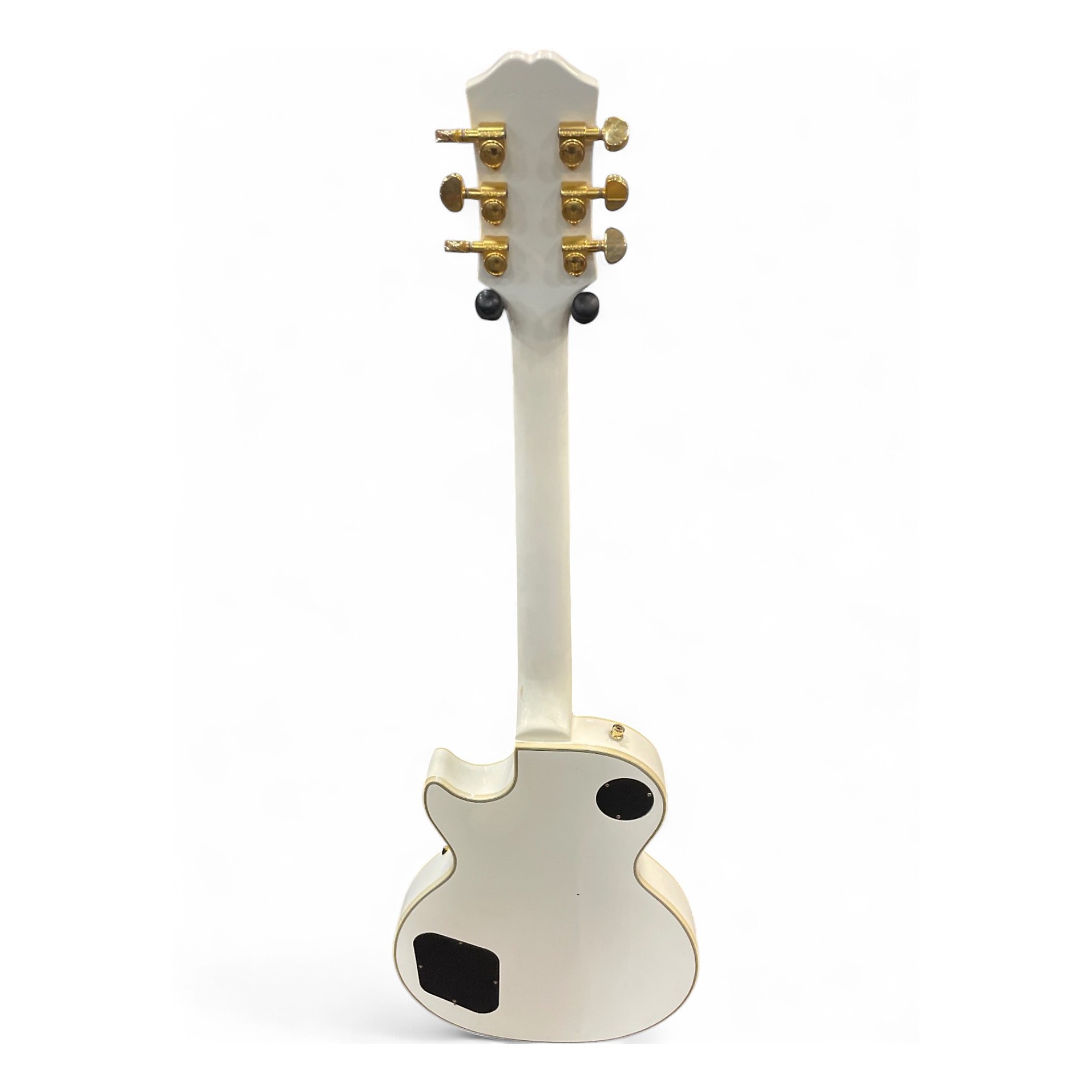 Used 2020 Epiphone Les Paul Custom Pro Alpine White Solid Body