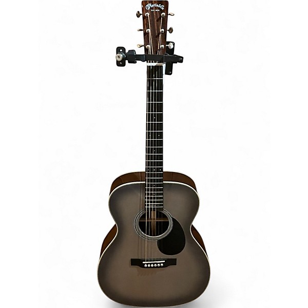 Used Martin OMJM John Mayer Signature 20TH Anniversary Platinum Gray Burst Acoustic Electric Guitar