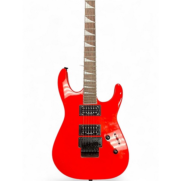 Used Jackson x soloist slx dx Neon Orange Solid Body Electric Guitar