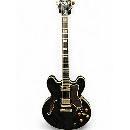 Used Epiphone Sheraton II Black Hollow Body Electric Guitar