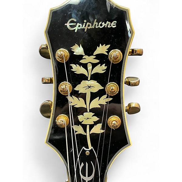 Used Epiphone Sheraton II Black Hollow Body Electric Guitar