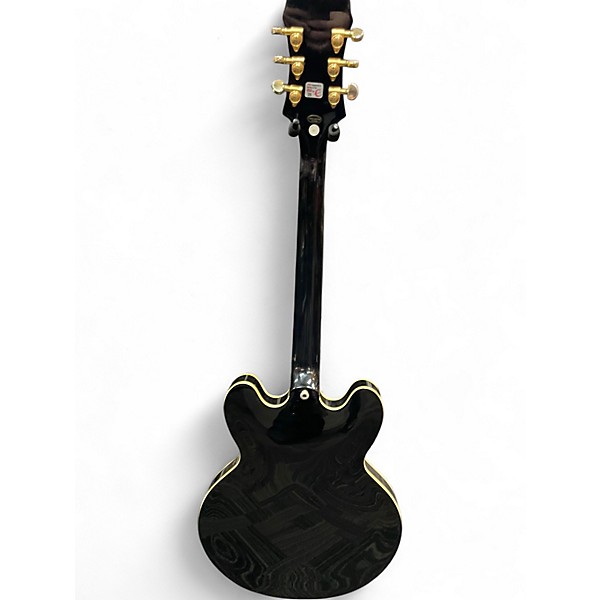 Used Epiphone Sheraton II Black Hollow Body Electric Guitar