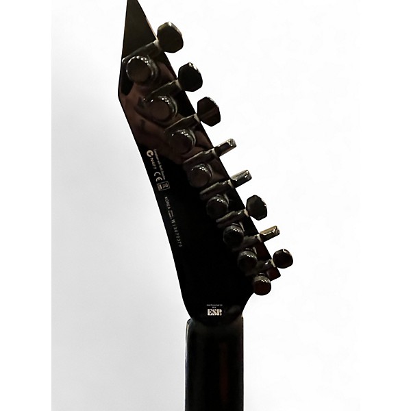 Used ESP LTD SC608B Stephen Carpenter Signature Baritone Black Solid Body Electric Guitar