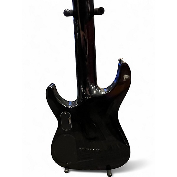 Used ESP LTD SC608B Stephen Carpenter Signature Baritone Black Solid Body Electric Guitar