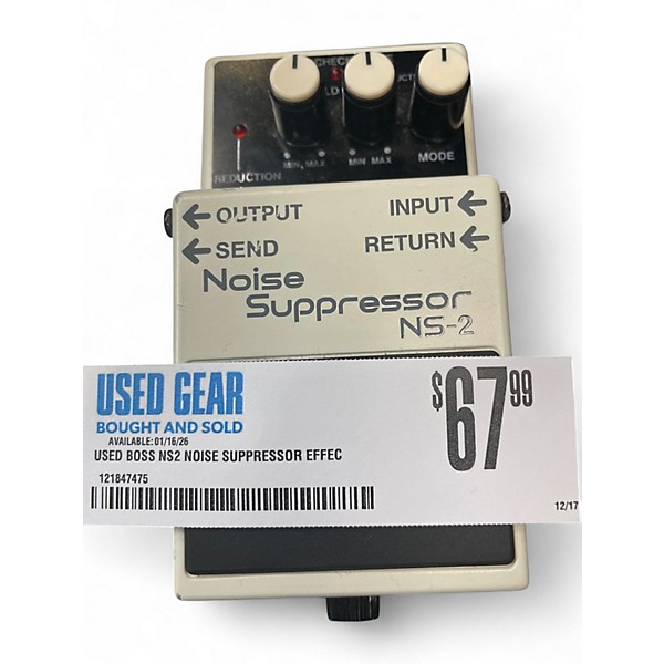 Used BOSS NS2 Noise Suppressor Effect Pedal