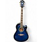 Used Ibanez AEF30E Blue Sunburst Acoustic Electric Guitar thumbnail