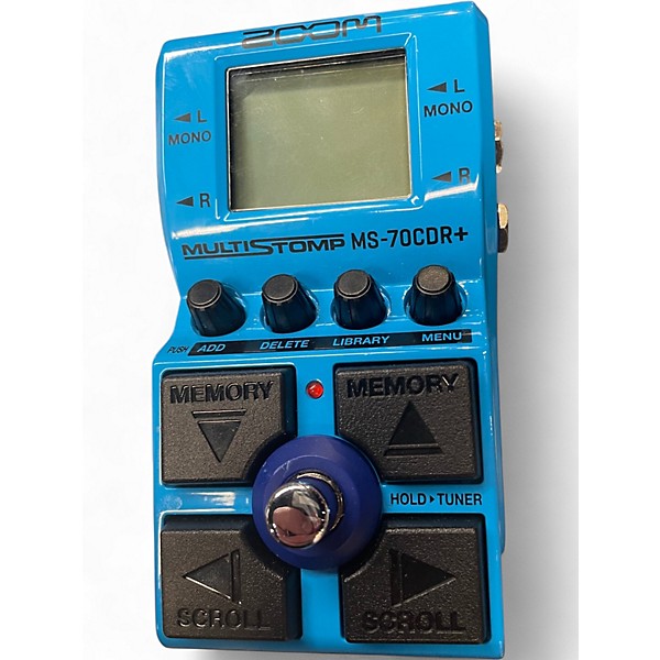 Used Zoom MS-70CDR+ MultiStomp Chorus/Delay/Reverb Effect Processor