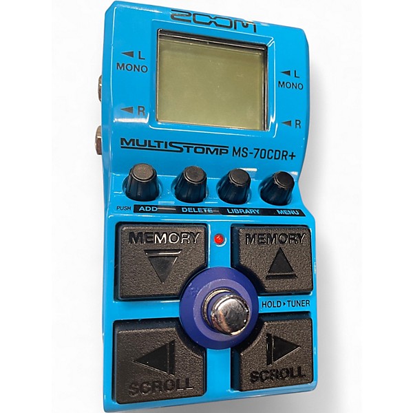 Used Zoom MS-70CDR+ MultiStomp Chorus/Delay/Reverb Effect Processor