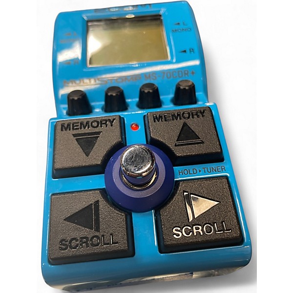 Used Zoom MS-70CDR+ MultiStomp Chorus/Delay/Reverb Effect Processor