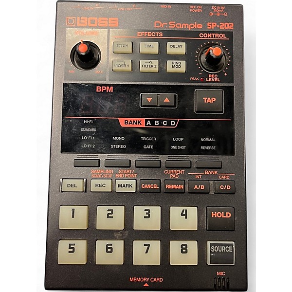 Used BOSS dr. sample sp202 Sound Module