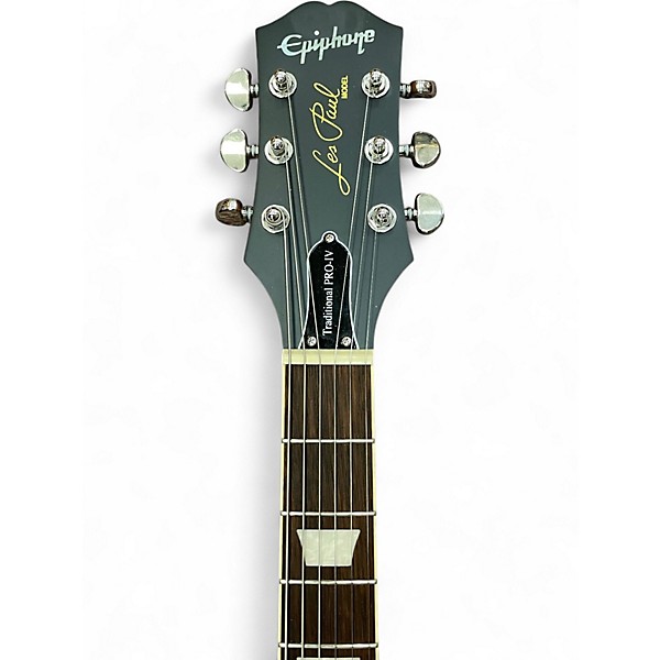 Used Epiphone Les Paul Traditional Pro Gold Solid Body Electric Guitar