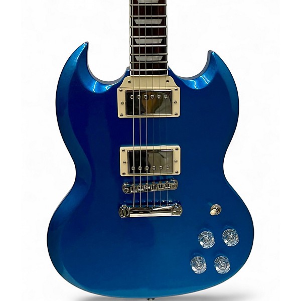 Used Epiphone SG Muse Metallic Blue Solid Body Electric Guitar