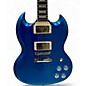 Used Epiphone SG Muse Metallic Blue Solid Body Electric Guitar