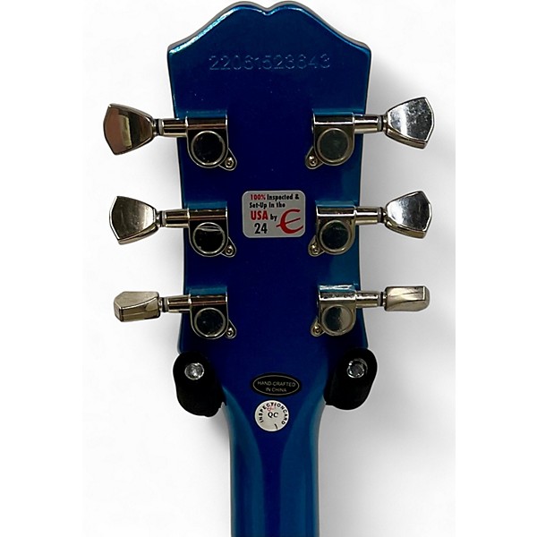 Used Epiphone SG Muse Metallic Blue Solid Body Electric Guitar