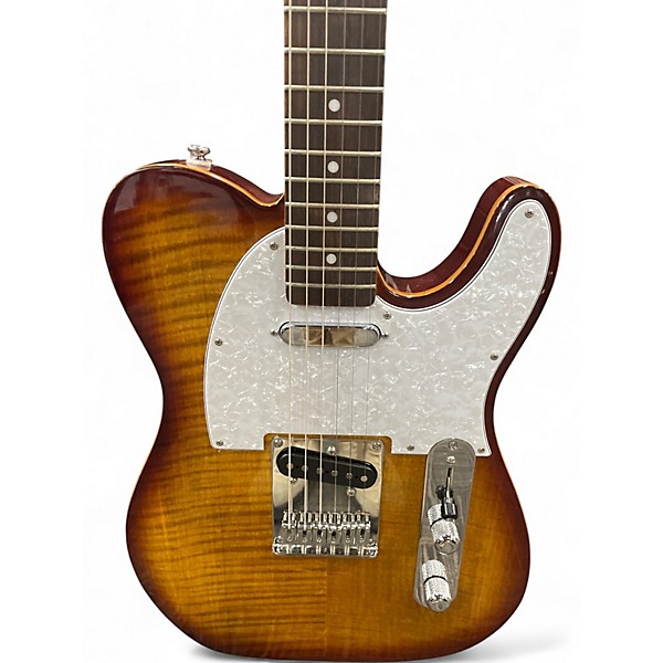 Used Michael Kelly T style Trans Sunburst Solid Body Electric Guitar