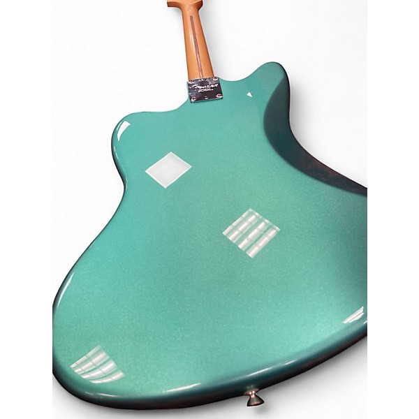 Used Fender American Professional Jazzmaster Mystic Surf Green Solid Body Electric Guitar
