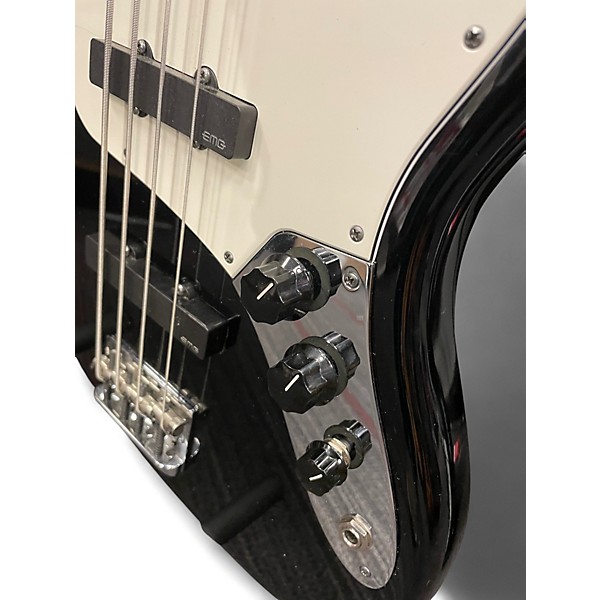 Used 2011 Fender AMERICAN STANDARD JAZZ BLACK Electric Bass Guitar