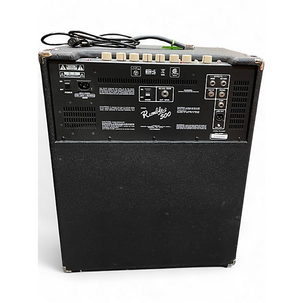 Used Fender Rumble 500 Bass Combo Amp