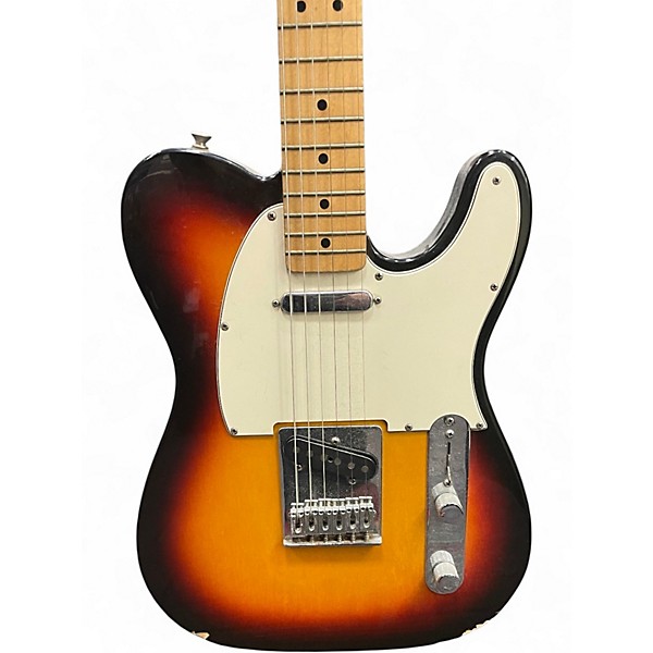 Used 2000s Fender 1950S Telecaster 2 Tone Sunburst Solid Body Electric Guitar