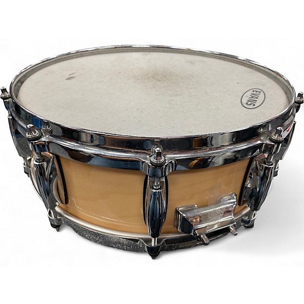 Used Gretsch Drums 5X14 MAPLE SNARE Natural Drum