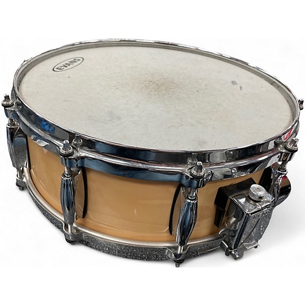 Used Gretsch Drums 5X14 MAPLE SNARE Natural Drum