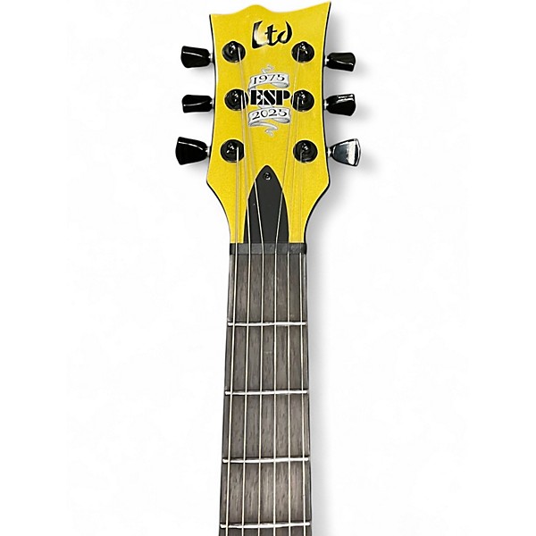 Used ESP LTD EC-2025 Metallic Gold Solid Body Electric Guitar