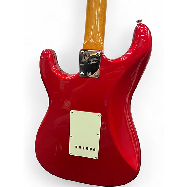 Used Squier Classic Vibe 1960S Stratocaster Candy Apple Red Metallic Solid Body Electric Guitar