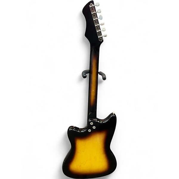 Vintage 1970s Harmony Electric Guitar 2 Tone Sunburst Solid Body Electric Guitar