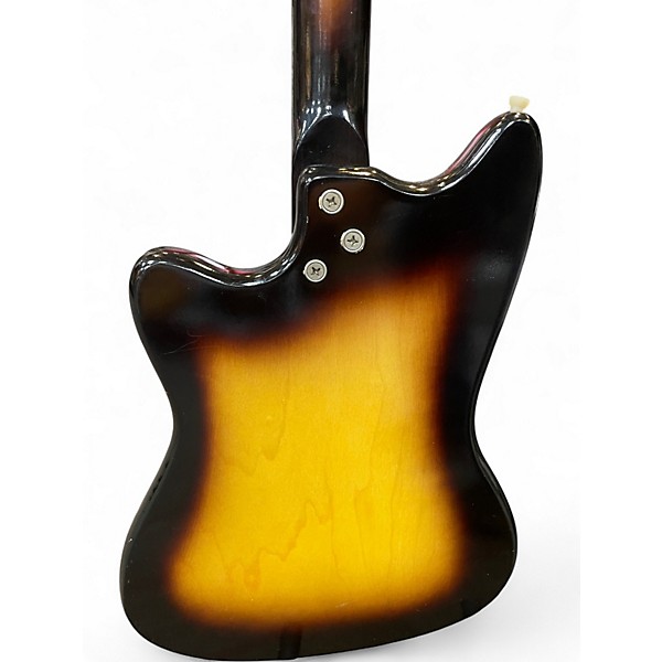 Vintage 1970s Harmony Electric Guitar 2 Tone Sunburst Solid Body Electric Guitar