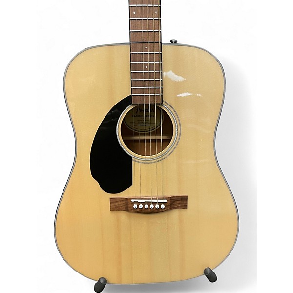 Used Fender CD60 LH Natural Acoustic Electric Guitar