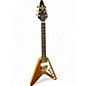 Used 2008 Epiphone 1958 Korina Flying V Antique Natural Solid Body Electric Guitar thumbnail