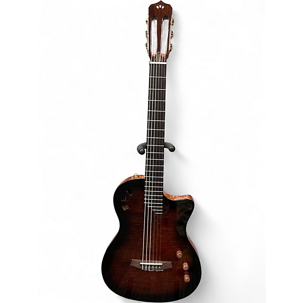 Used Cordoba Stage Edge Burst Classical Acoustic Electric Guitar