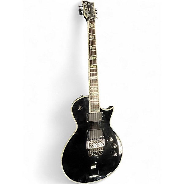Used ESP LTD EC1000 FR Deluxe Black Solid Body Electric Guitar