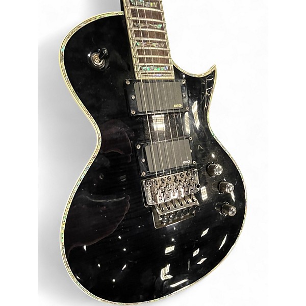 Used ESP LTD EC1000 FR Deluxe Black Solid Body Electric Guitar