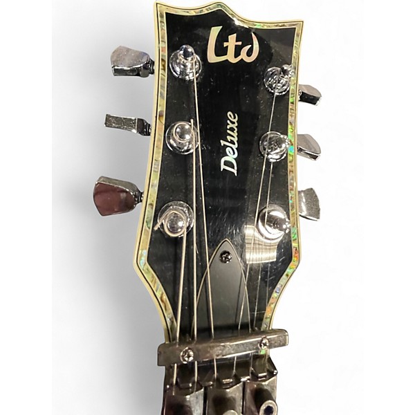 Used ESP LTD EC1000 FR Deluxe Black Solid Body Electric Guitar