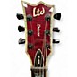 Used ESP LTD EC1000 Deluxe Left Handed Red Electric Guitar