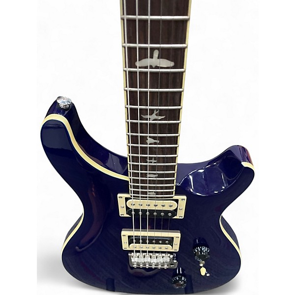 Used PRS SE Standard 24 Blue Solid Body Electric Guitar