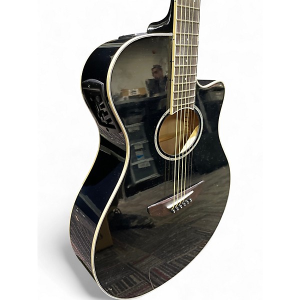 Used Yamaha APX600 Black Pearl Acoustic Electric Guitar