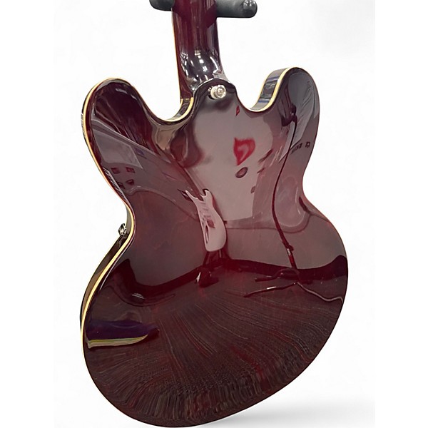 Used Epiphone NOEL GALLAGHER RIVIERA DARK WINE RED Hollow Body Electric Guitar