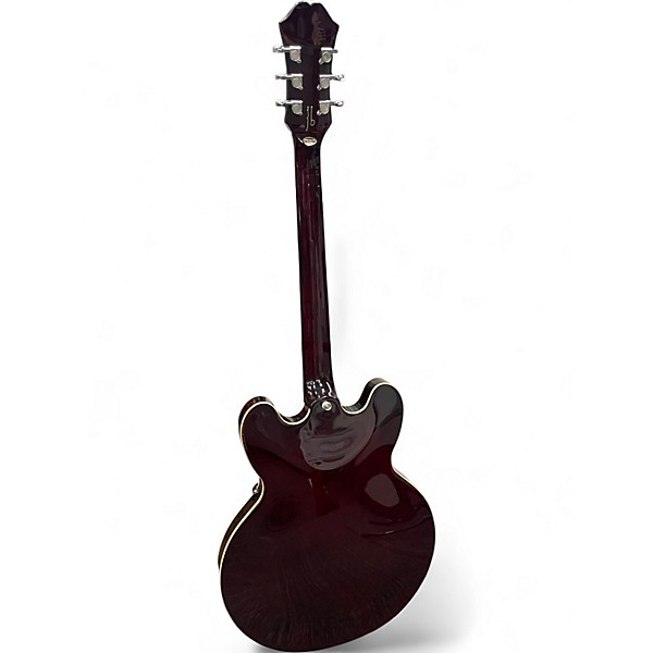 Used Epiphone NOEL GALLAGHER RIVIERA DARK WINE RED Hollow Body Electric Guitar