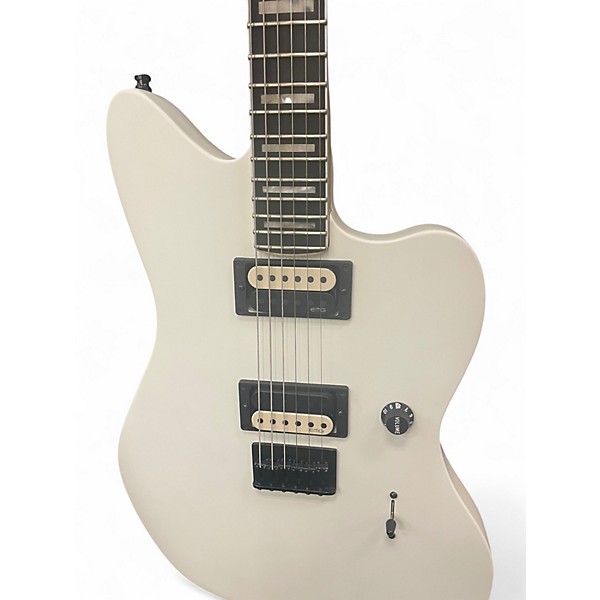 Used Fender Jim Root Signature Jazzmaster White Solid Body Electric Guitar